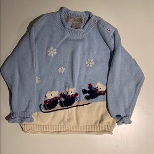 Northern Apparel Girls 3T roll neck sweater